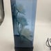Vintage Fiber Optic Color Changing Purple Flowers Lamp.