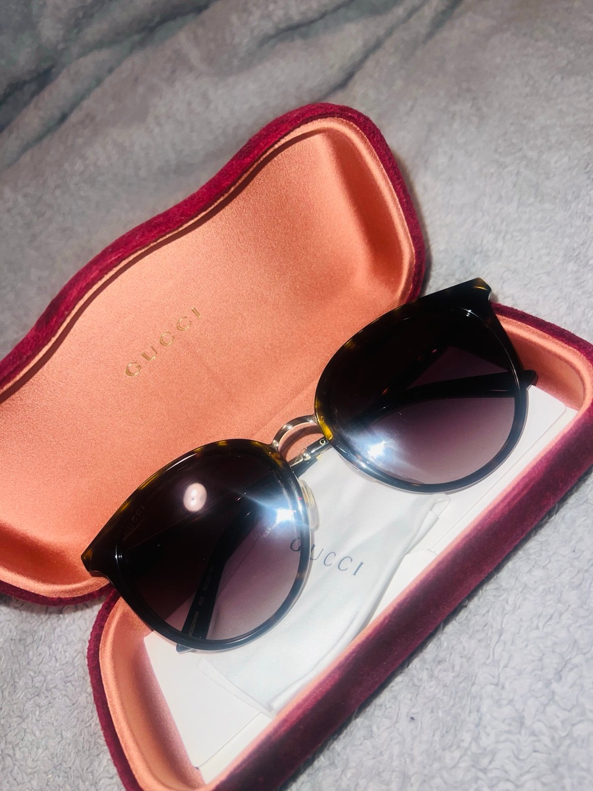 Gucci tortoise sunglasses