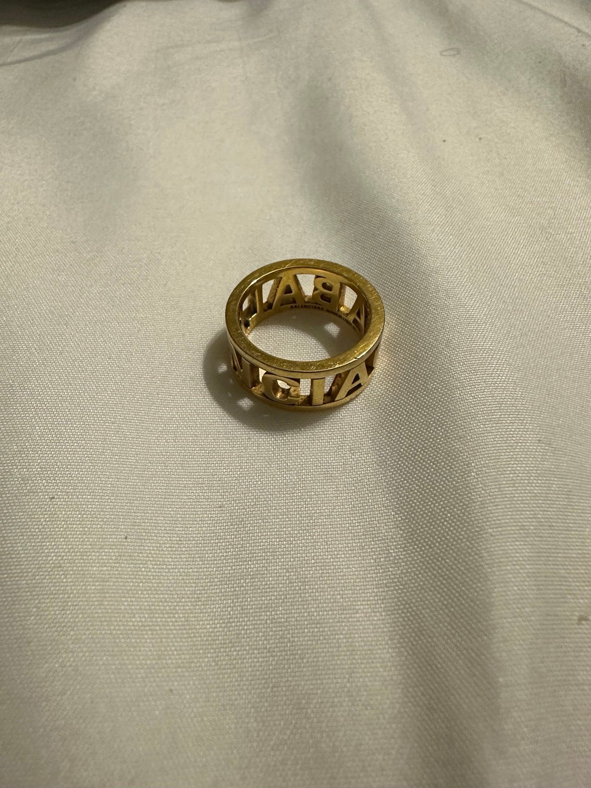 Balenciaga Logo Ring