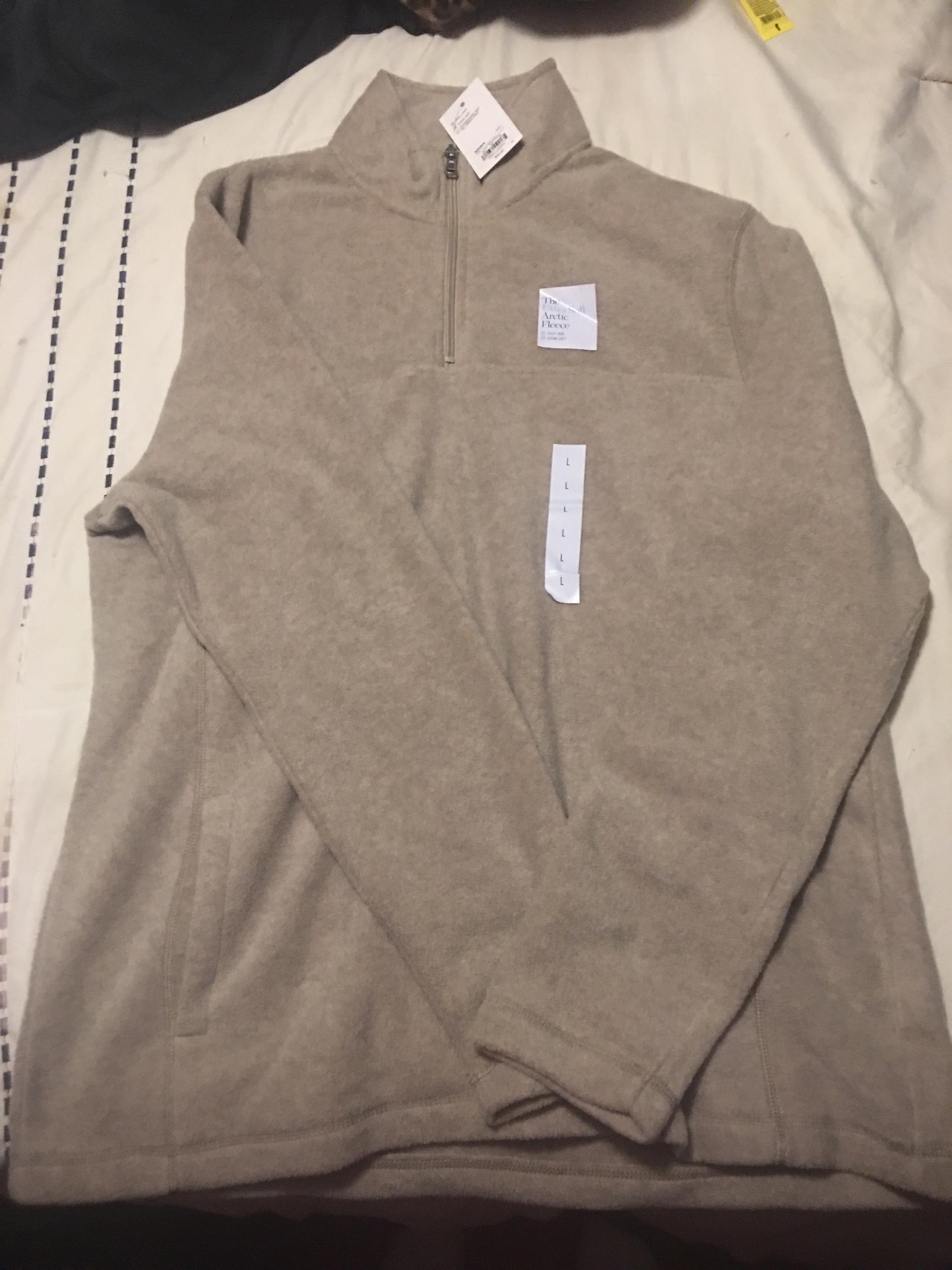 Mens fleece half zip hoodie