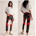Free People Rebel Vegan Leather Color-blocked Moto Racing Pants - Sz 2 / NWOT