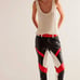 Free People Rebel Vegan Leather Color-blocked Moto Racing Pants - Sz 2 / NWOT