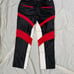 Free People Rebel Vegan Leather Color-blocked Moto Racing Pants - Sz 2 / NWOT