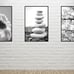 MCS Original Poster Frame, 24 x 36 Inch, Black, 3 Pack