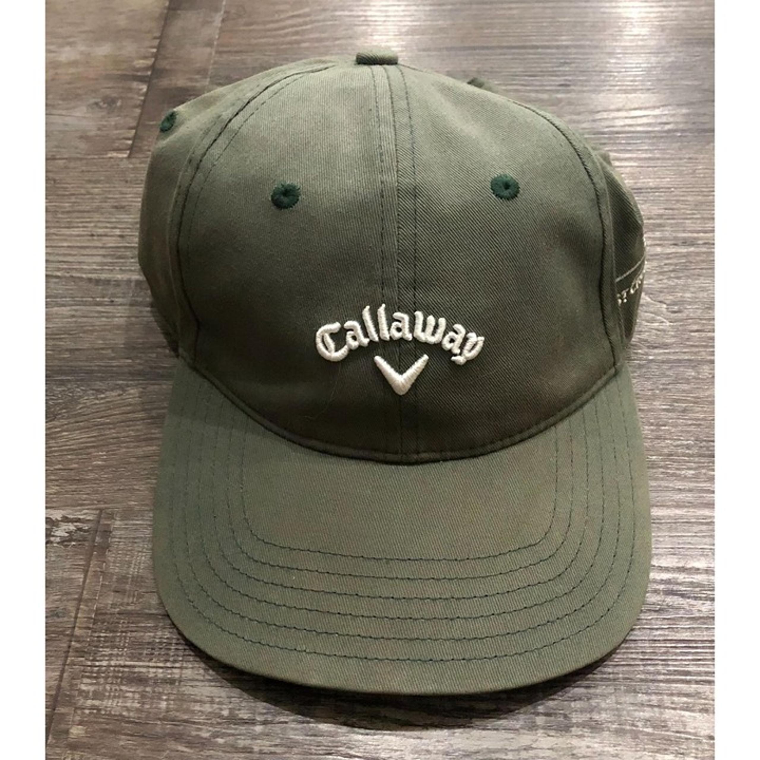 Callaway Golf Mens Green Adjustable Hat Cap One Size