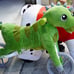 Plush Dinosaur Balance bike
