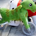 Plush Dinosaur Balance bike