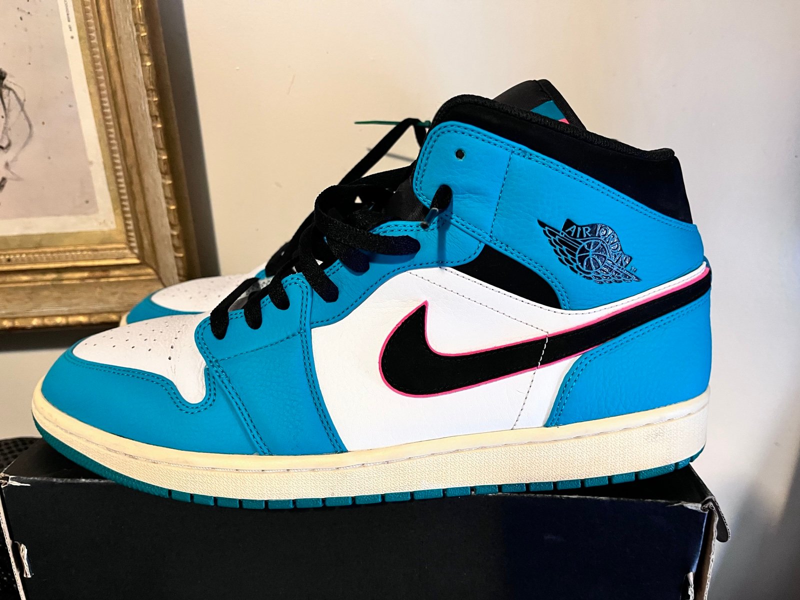 2018 Nike Air Jordan Mid SE South Beach Size 14 Used Rare Promo