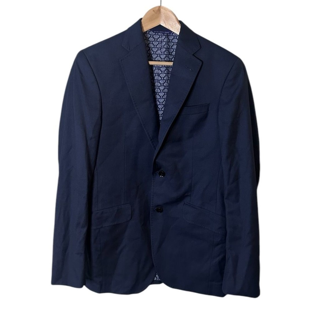 Ted Baker Endurance Wool Navy Jones CT Sport Coat Blazer Size 38R Two Button