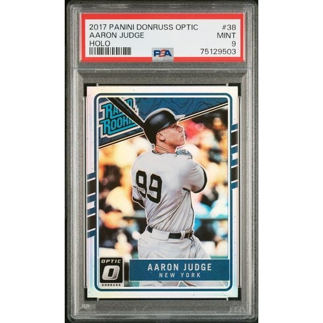 2017 Panini Donruss Optic Holo Rated Rookie #38 Aaron Judge New York Yankees PS