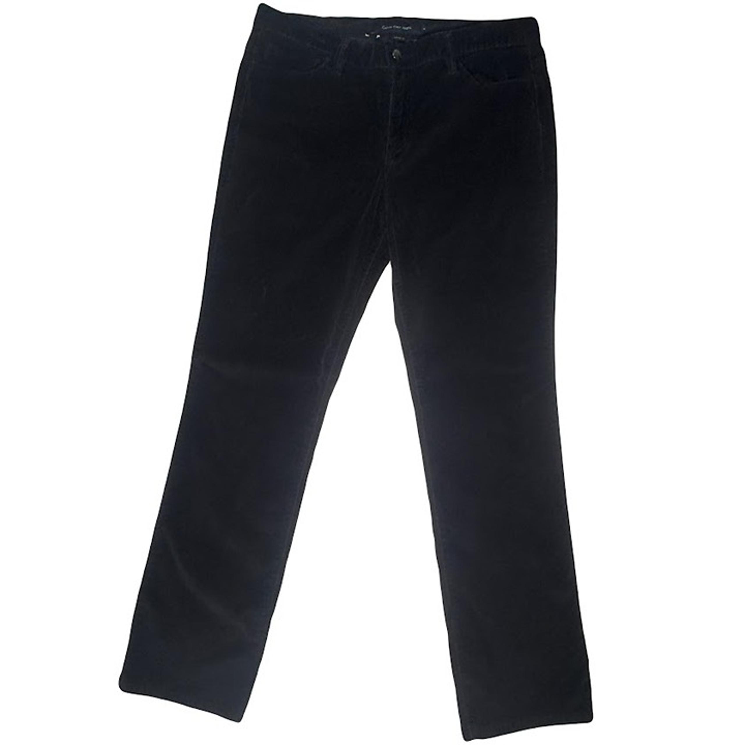Calvin Klein Straight Leg Pants Women’s Size 14 Corduroy Black Casual Mid Rise