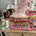 Christmas Candy Cane Ornaments and Gingerbread Christmas Tree Ornaments