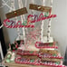 Christmas Candy Cane Ornaments and Gingerbread Christmas Tree Ornaments