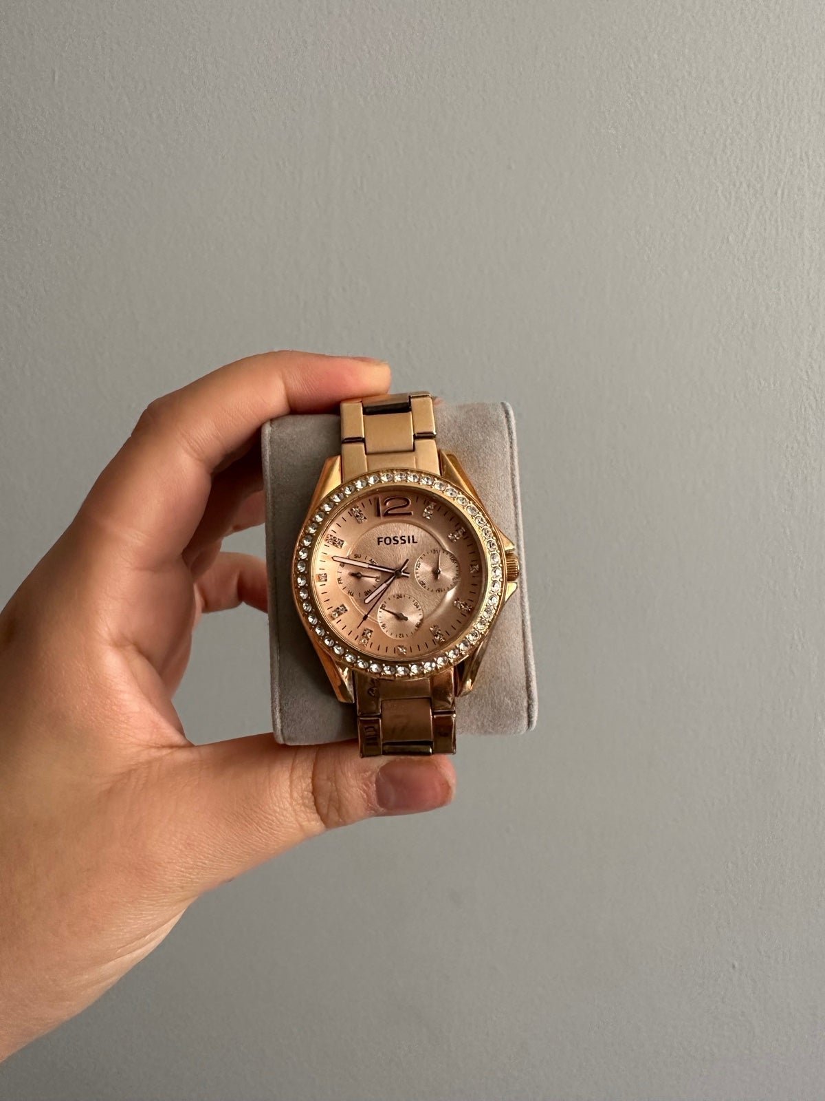 Fossil Rose-Tone Stainless Steel Watch