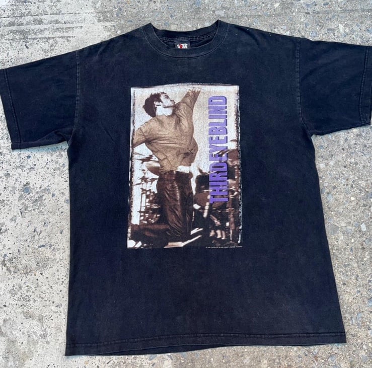 Vintage Third Eye Blind 1998 Bonfire Tour Shirt Giant Concert Tee Double Sided