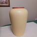 Scheurich Vase 504-24 West Germany Vintage Pottery MCM Semi Matte Yellow Urn 9.5