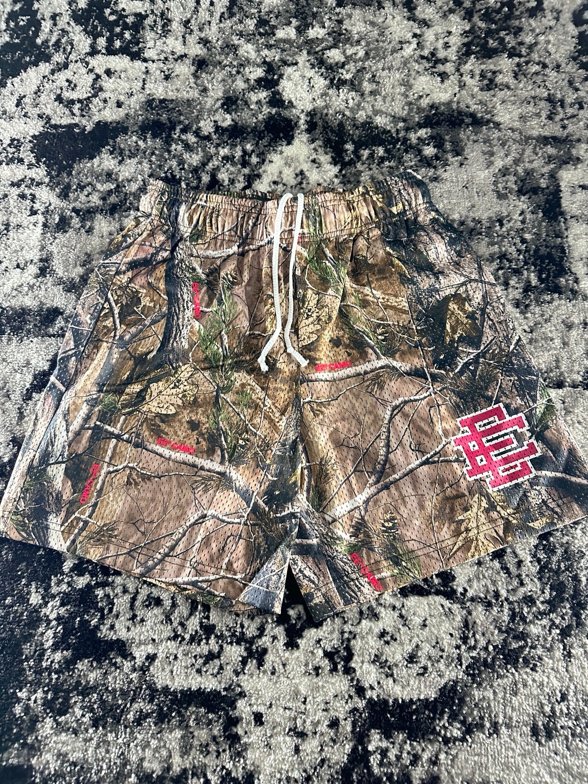 Eric Emanuel Camo Shorts Size M