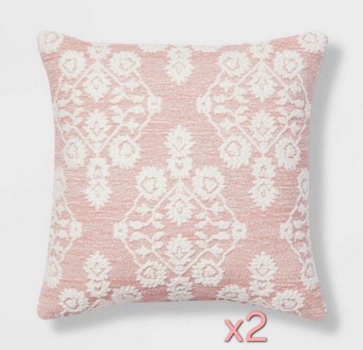 Pink Pastel Throw Pillow - Threshold