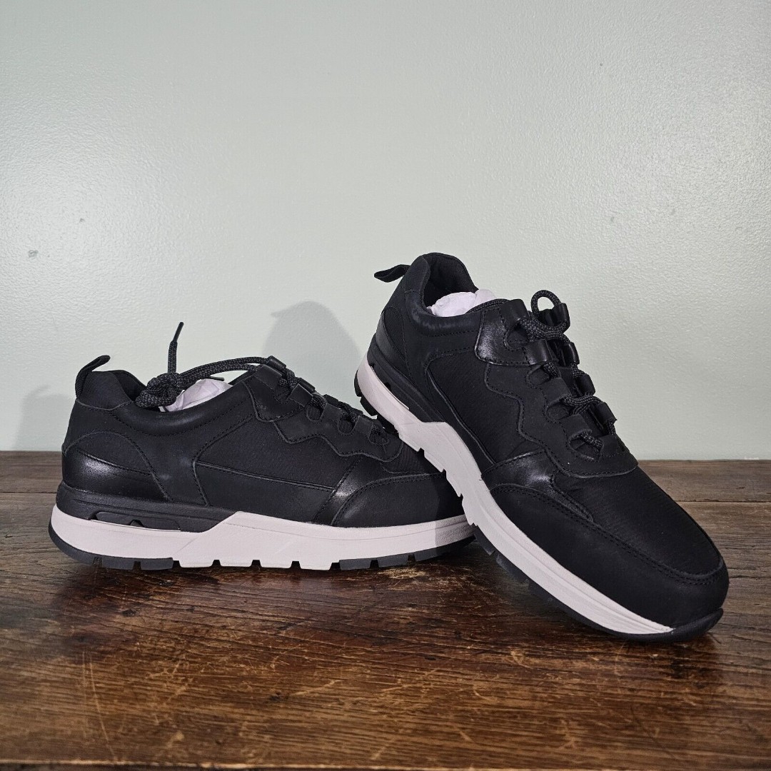 Rockport Womens Pulse Tech Composite Toe Work Fashion Sneaker Black 9W