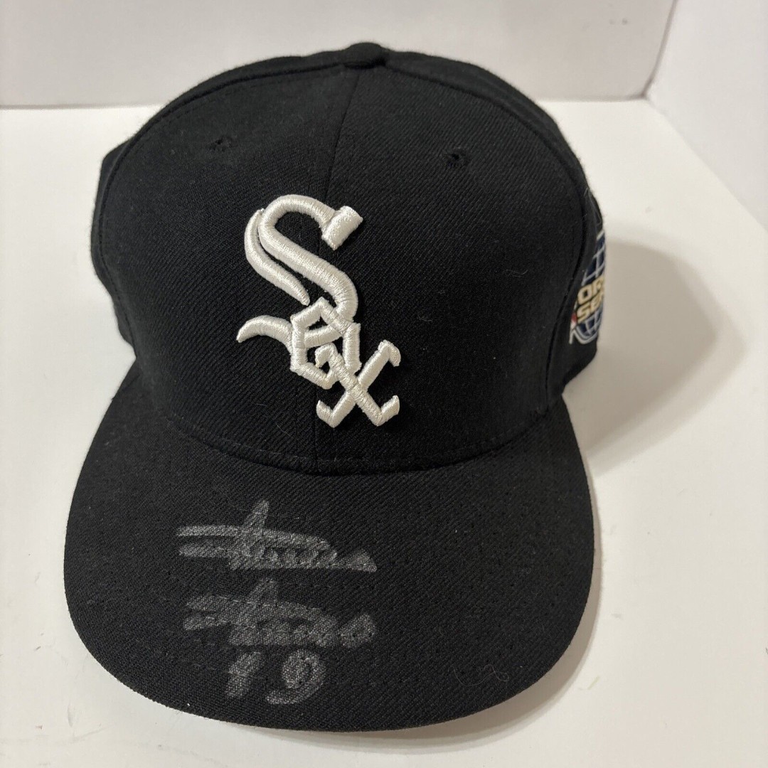 MINNIE MINOSO CHICAGO WHITE SOX 2005 World Series SIGNED New Era VINTAGE CAP
