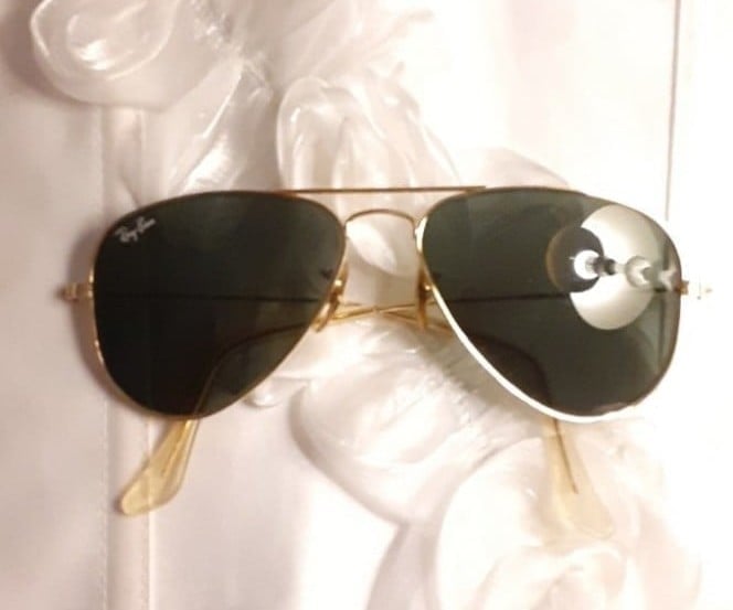 Ray-Bay Women's Vintage Aviator Sunglasses