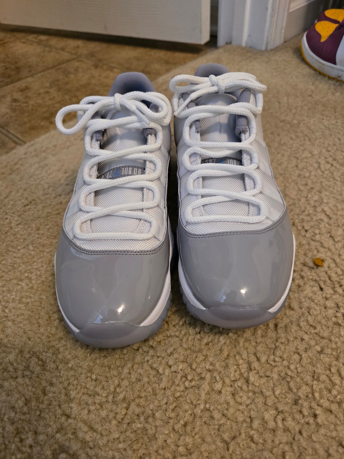 Jordan 11 low retro cement Grey