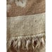 Vintage Sears Bath & Hand Towels 2 Gold Brown Orange Color Block Fringe Hem
