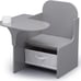 Children MySize Chair Desk With Storage Bin, Grey