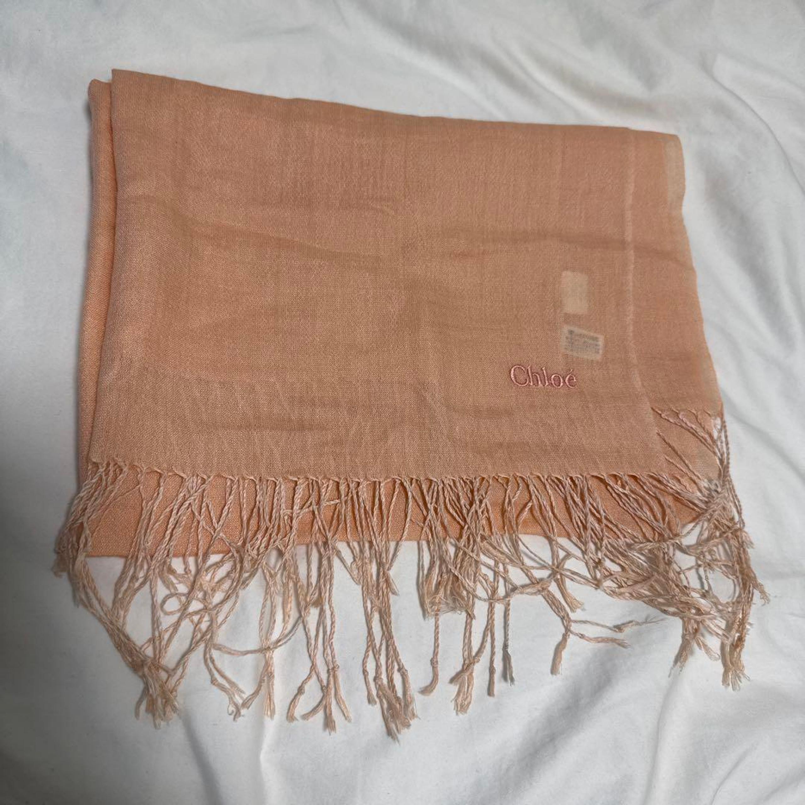 Chloé pink orange stole