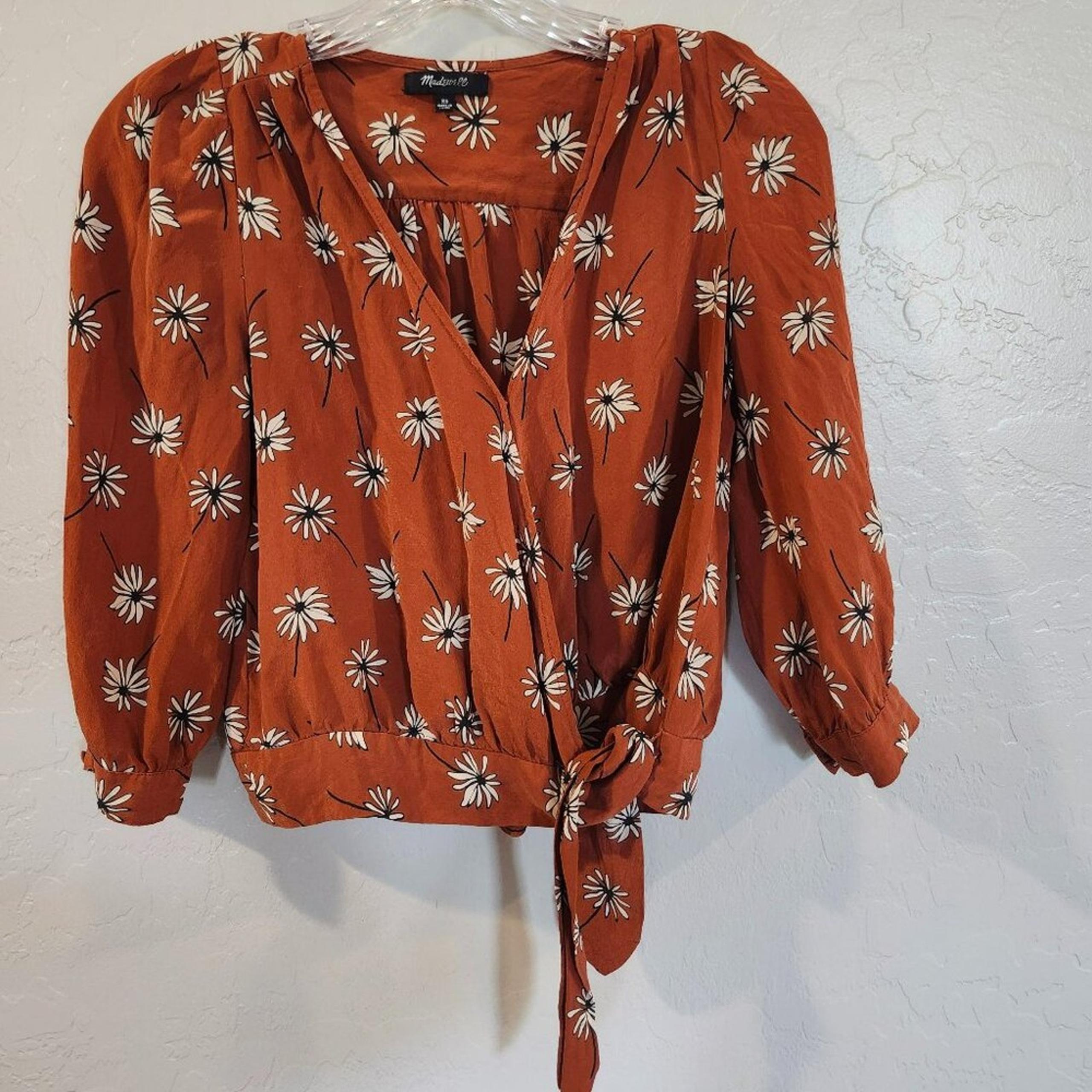 Madewell XS Orange women's shirt