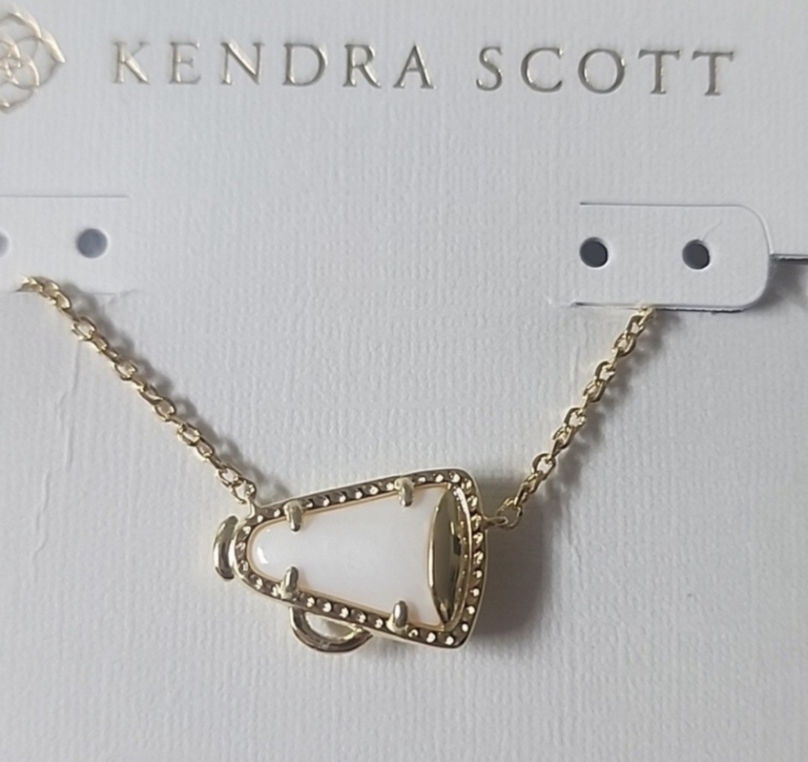 New Kendra scott gold cheer necklace
