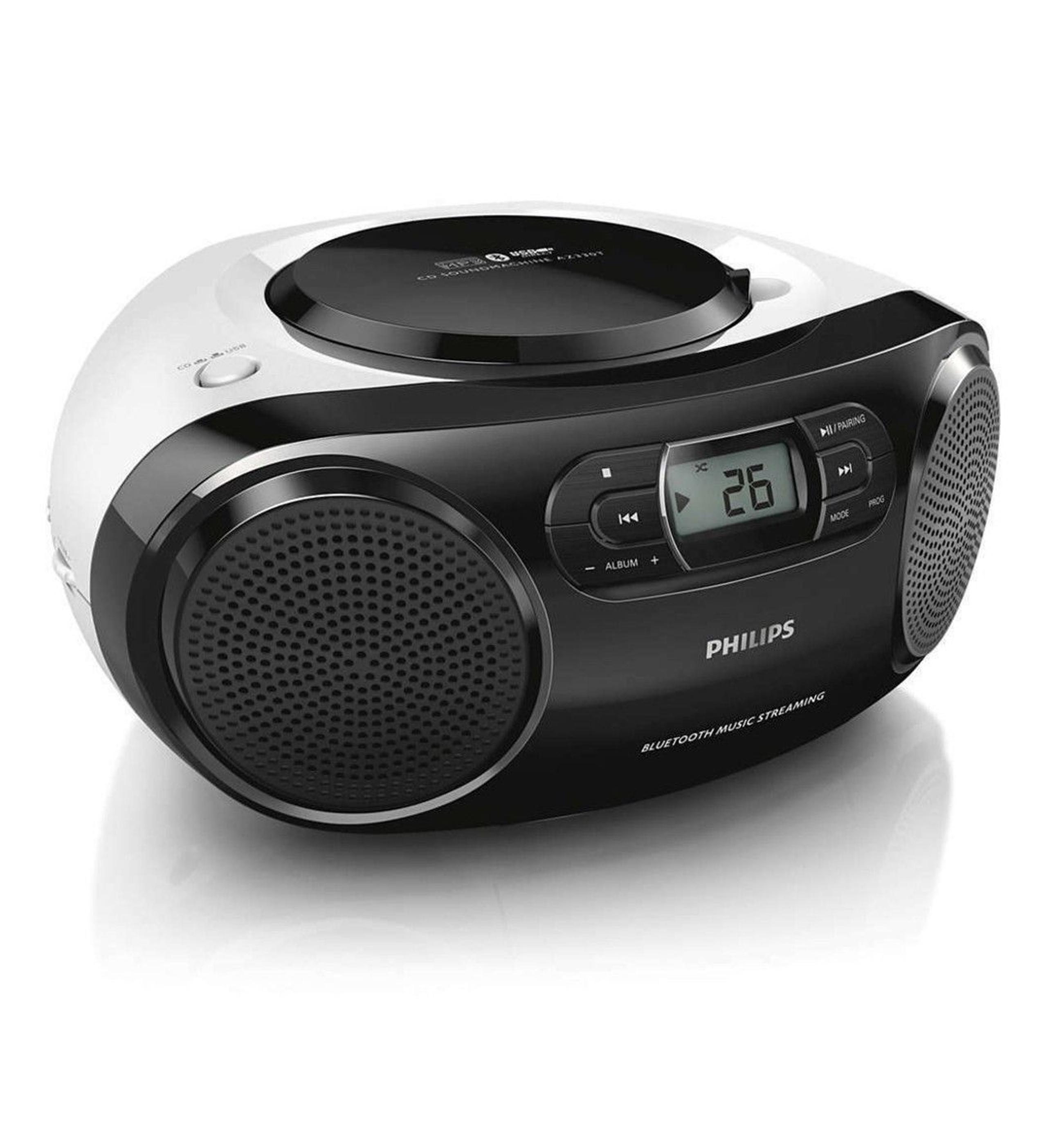 Philips AZ330T Wired Boombox Portable CD Player Hi-Fi Music Sound  Bluetooth