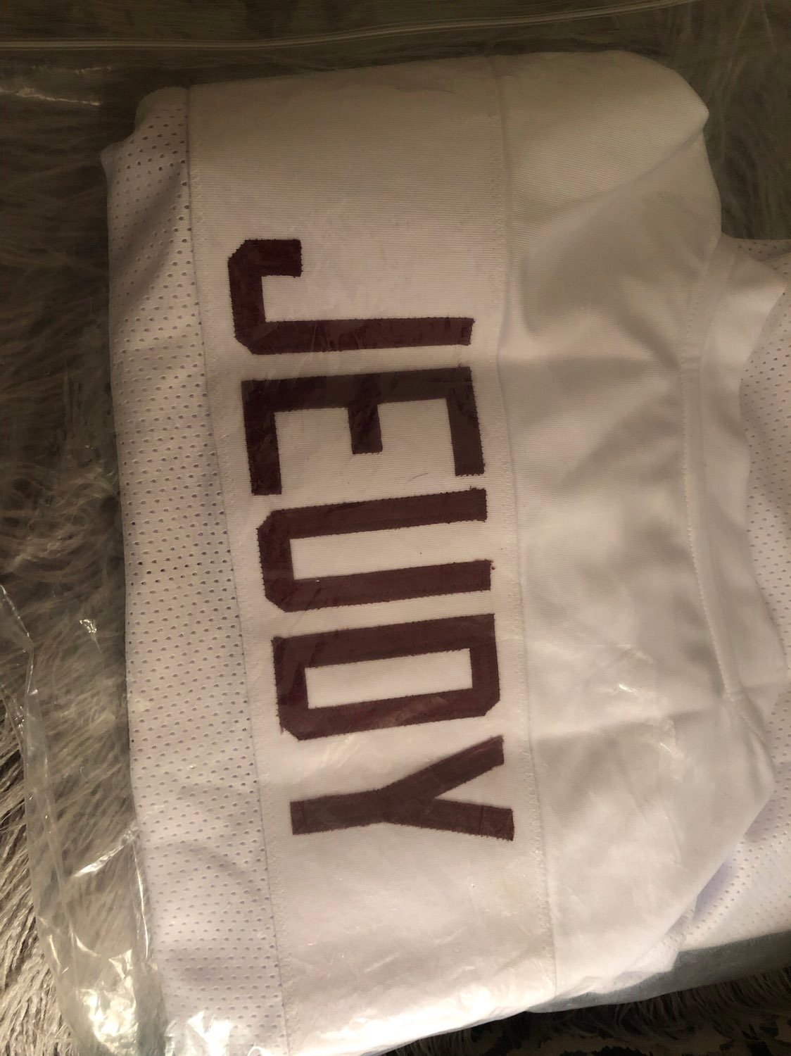 Jerry jeudy autographed alabama jersey