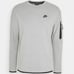 Nike Mens Sportswear Tech Fleece Crew Dark Gray Heather