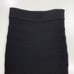Diane von Furstenberg Pencil Skirt Textured Stitch Knit Black 2/XS