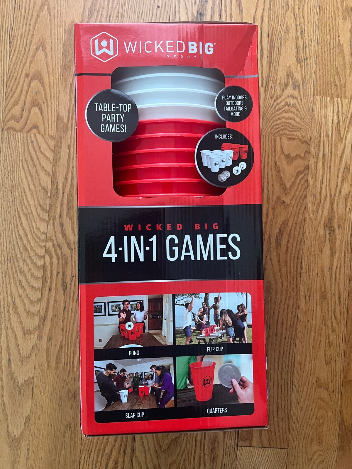 4 in 1 games wicked big beer pong