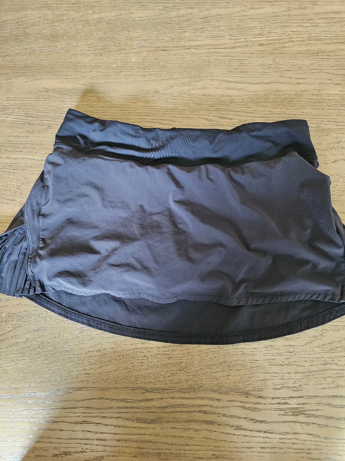 LULULEMON Play Off The Pleats Skirt Womens Black Sz 10