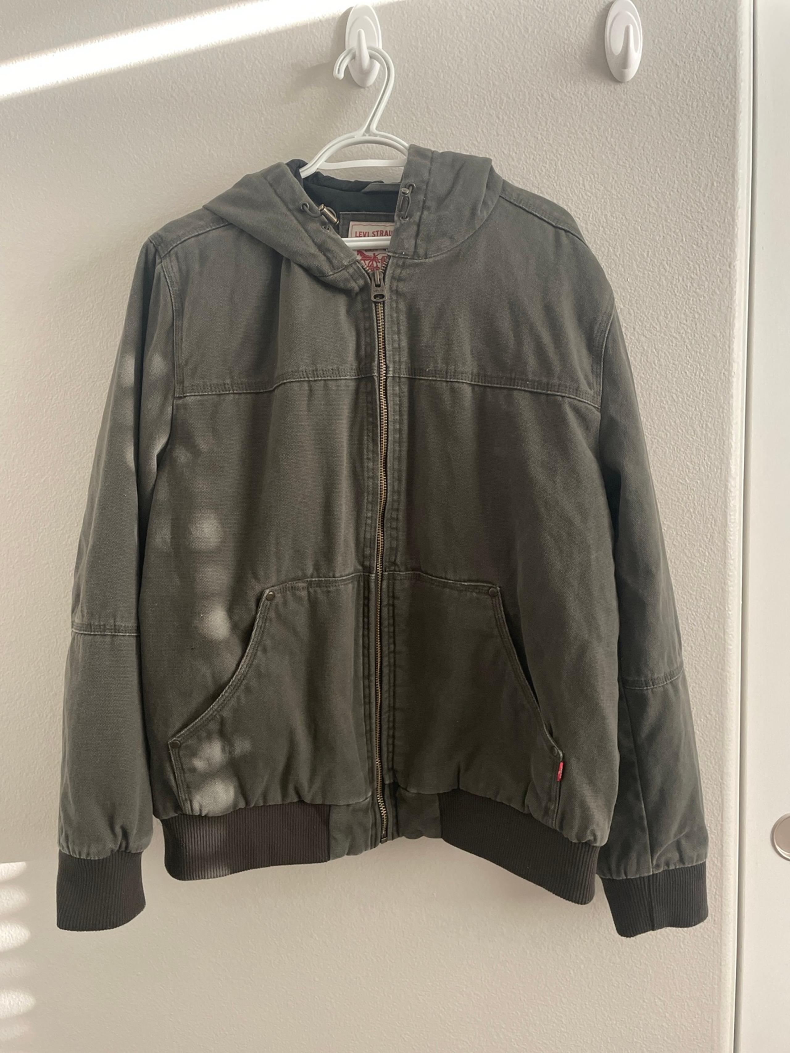 Men's Levi's Canvas Workwear Hooded Bomber Jacket
