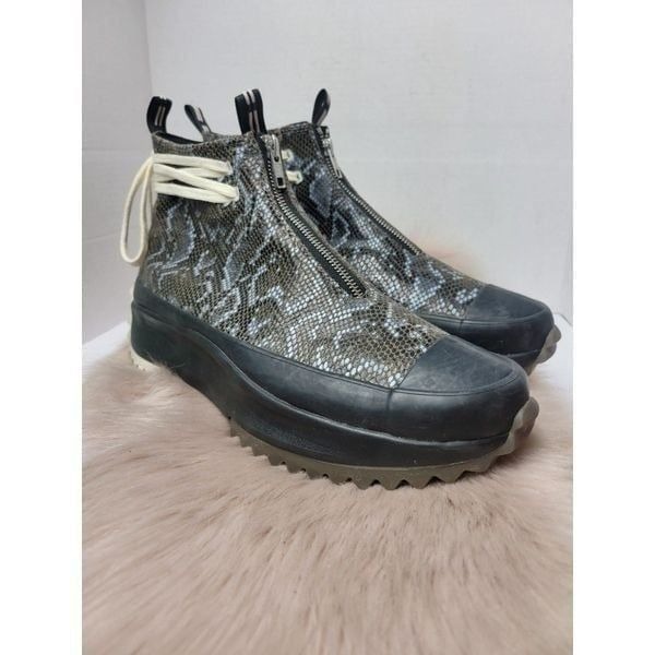 Converse Run Star Hike Snake Hi 170057C Mens Size 10.5 Engine Smoke Black Shoes