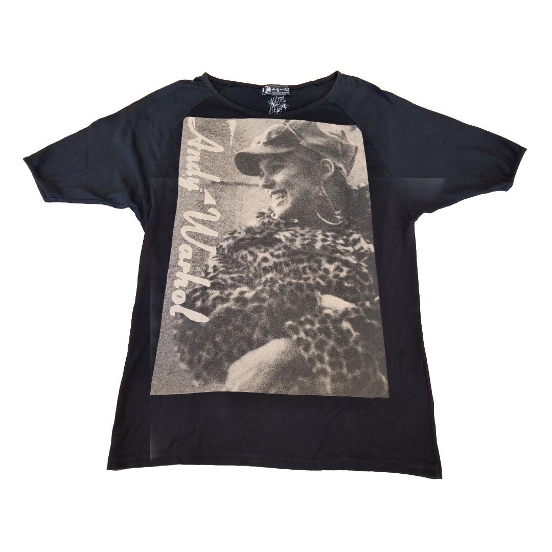 Women's HYSTERIC GLAMOUR Andy Warhol t shirt L black Japan
