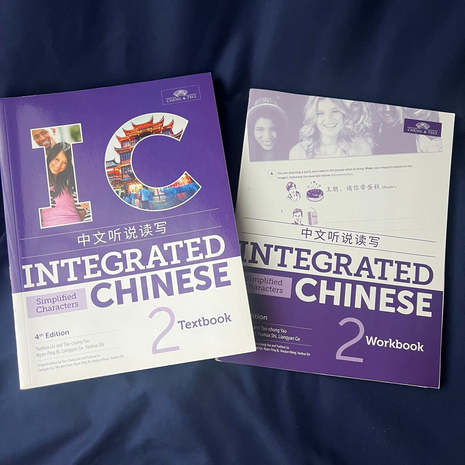 NEW Integrated Chinese 2 Textbook AND workbook 4th Edition