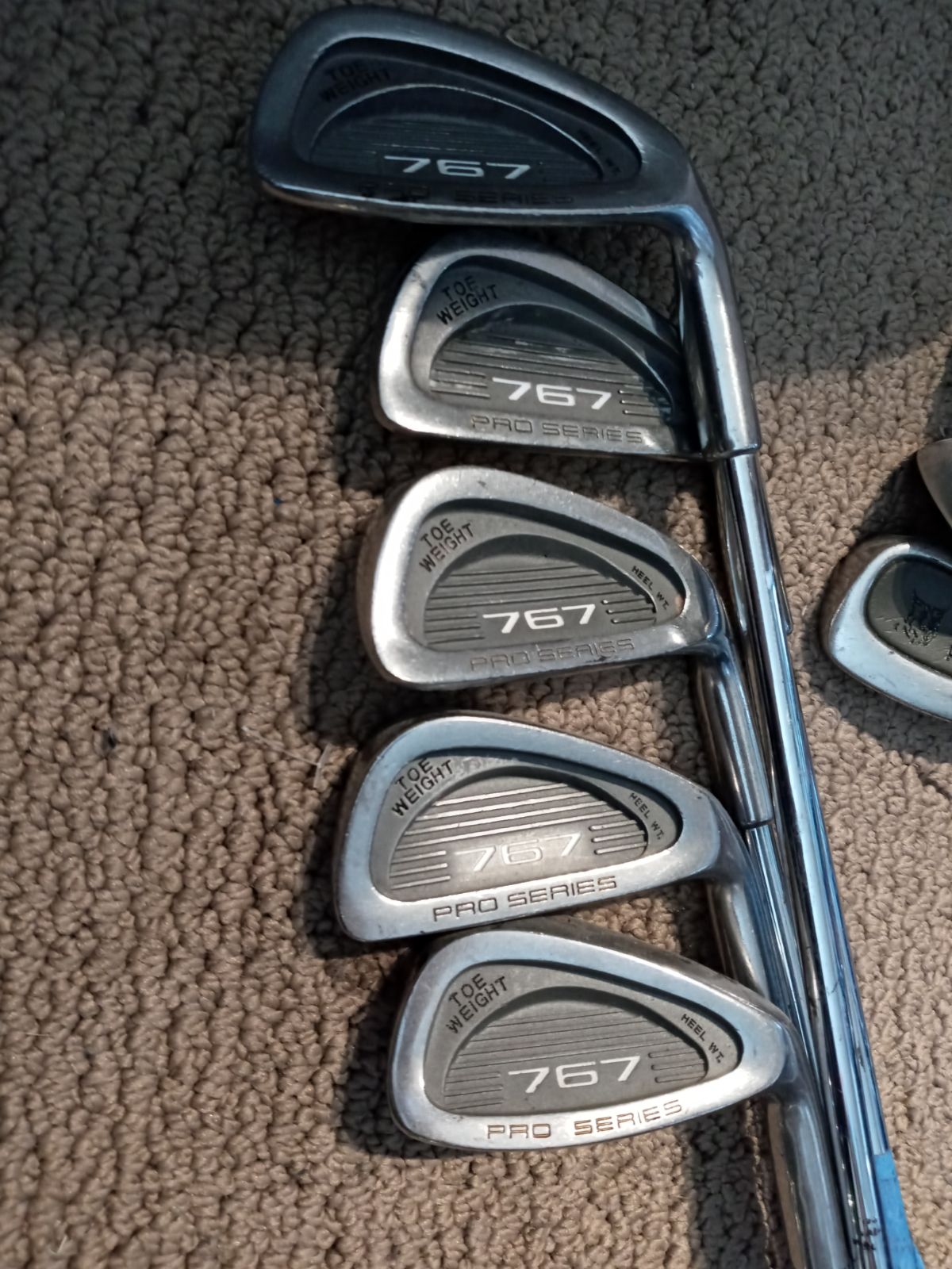 767 Toe weight pro series golf irons R h