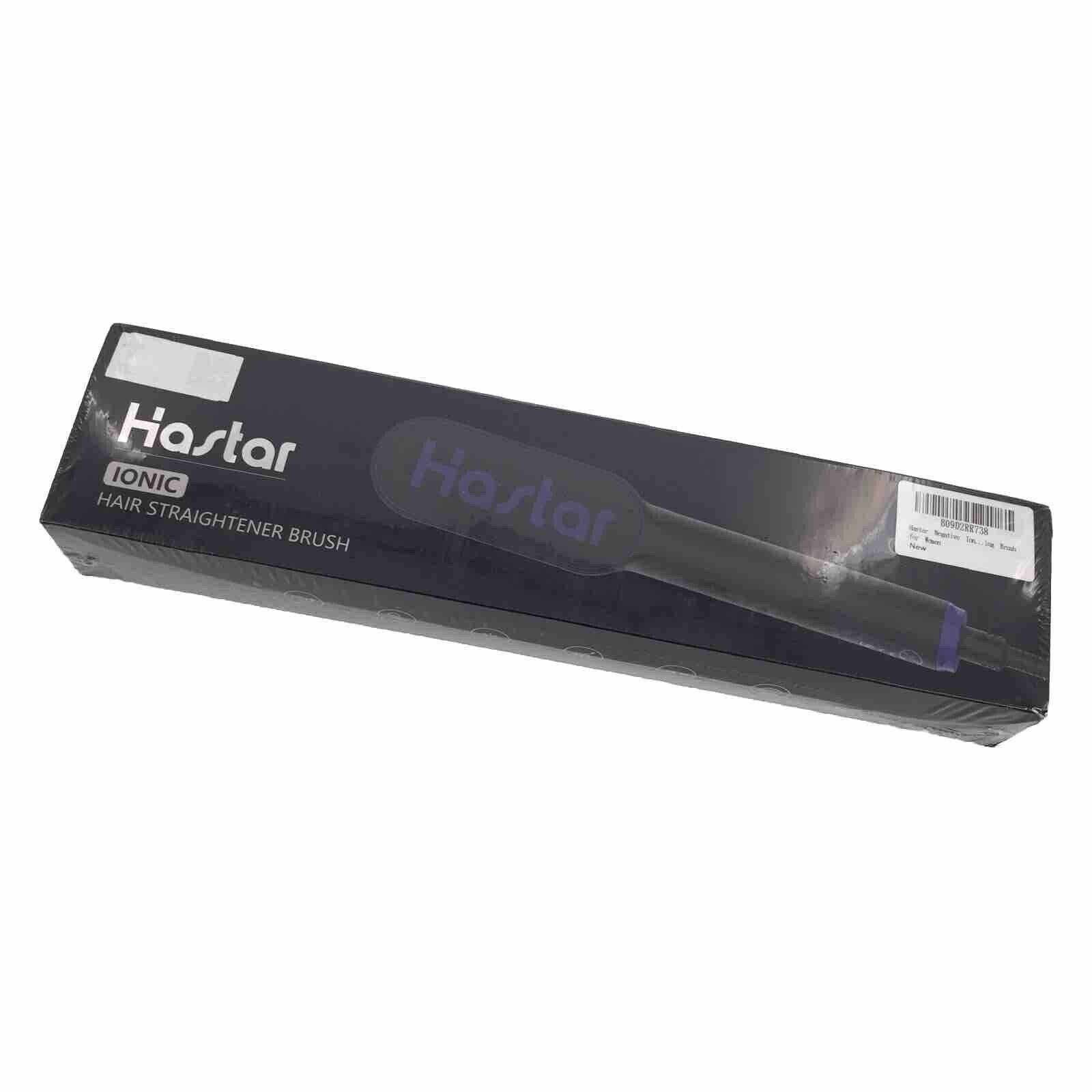 New Hastar Ionic Hair Straightener Brush Dryer Negative ION 220-400F