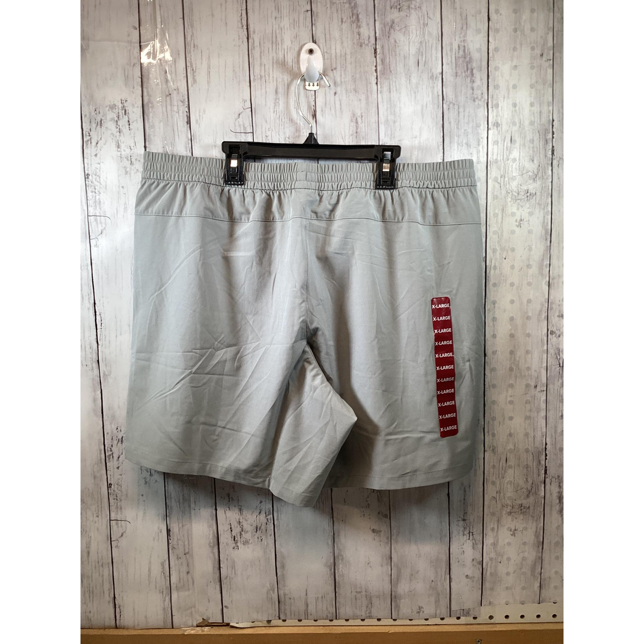 NWT Gap Men Light Grey Elastic Waist Shorts Casual Drawstring Activewear Size XL