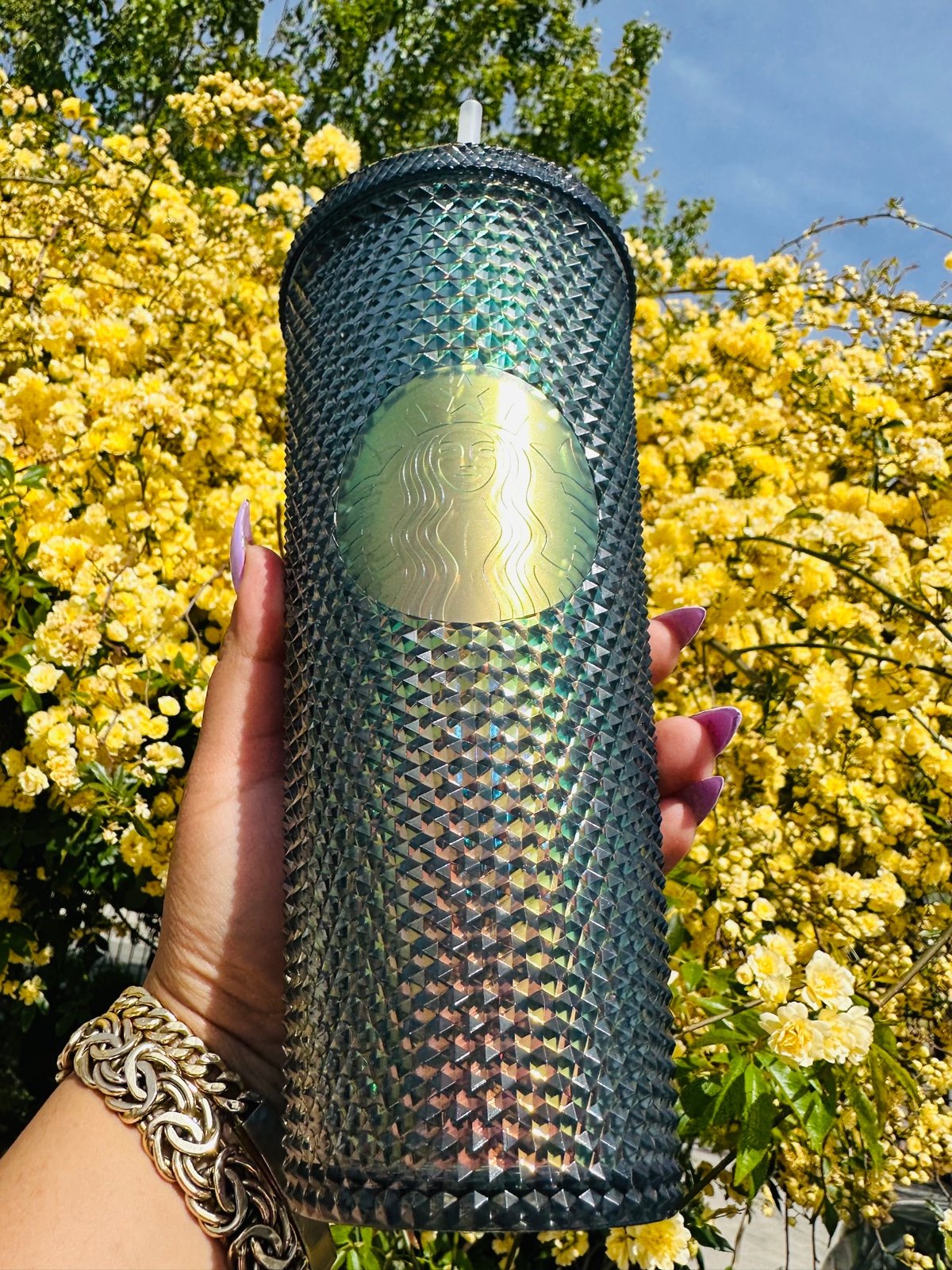 Starbucks dark unicorn iridescent tumbler cup