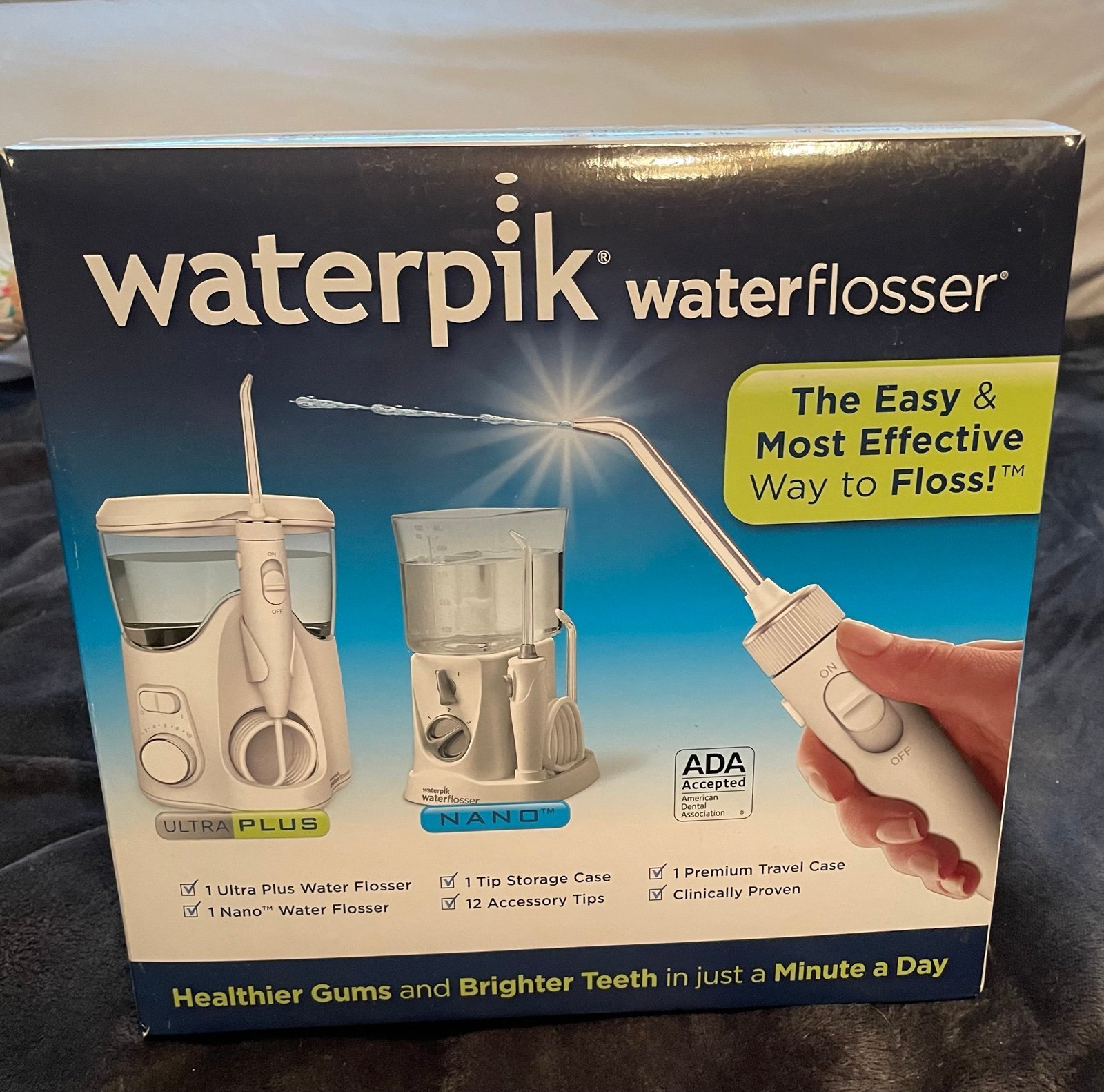 waterpik water flosser ultra plus and nano combo pack