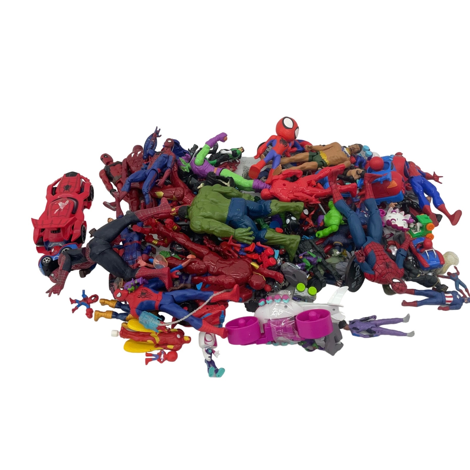 Random Mixed Loose Action Figures Toys LOT Preowned DC Marvel & Others 25 lbs