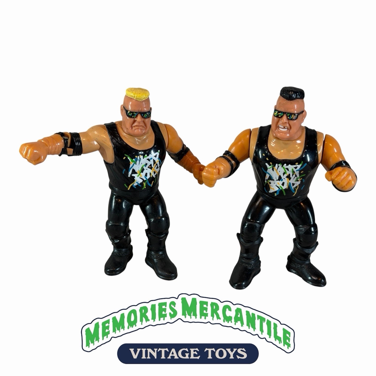 WWF Hasbro Nasty Boys - WWE Mattel LJN Titan Sport Vintage