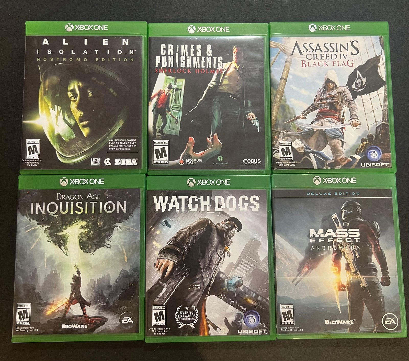Lot of 6 Xbox One games
