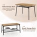 Dining Table Set for 4 Dining Room Kitchen Table w/ Bench 2 Chairs 4-Piece Set